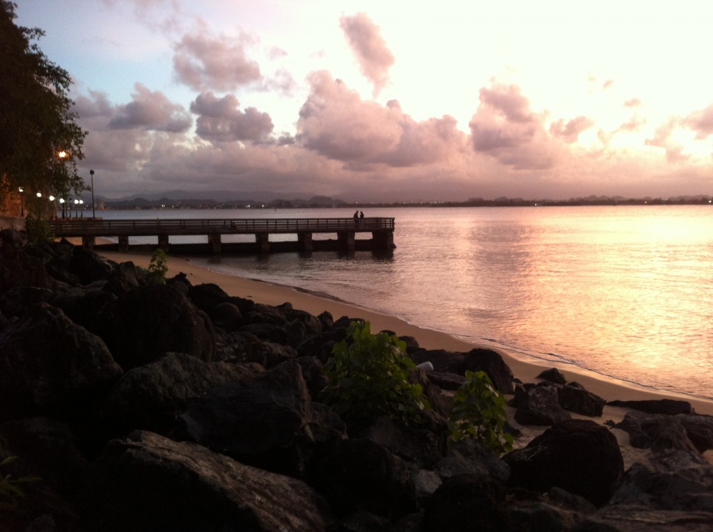 First sunset in Puerto Rico