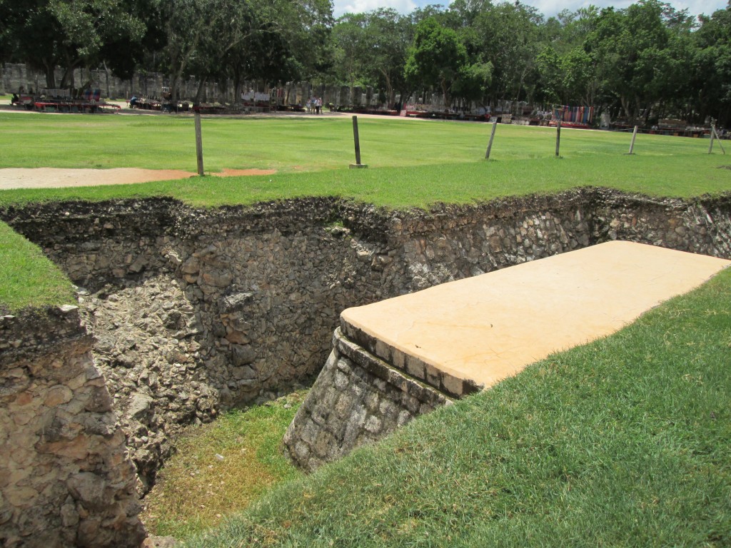 open archaeology site near El Castillo