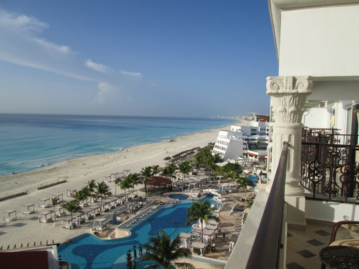 Zilara resort Cancun Mexico balcony view