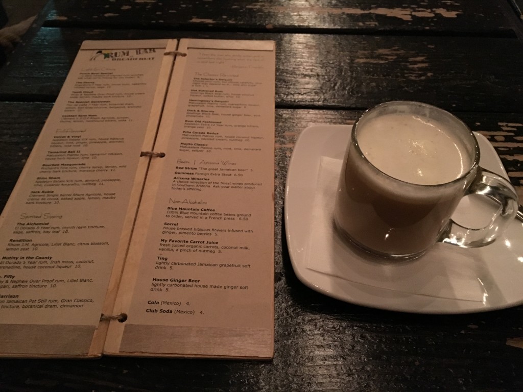 drink menu