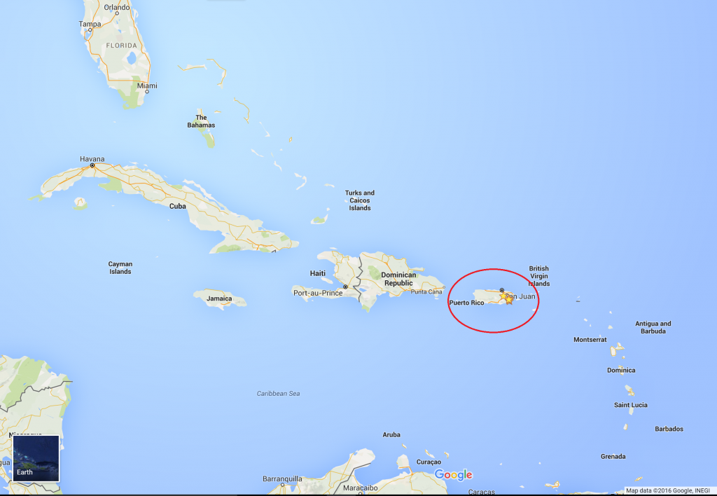 Google Map Caribbean PR