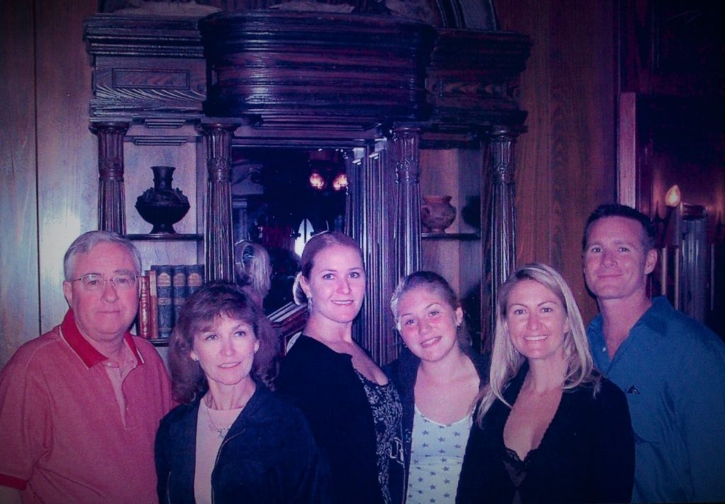 My family at Club 33 for my Birthday dinner in 2006