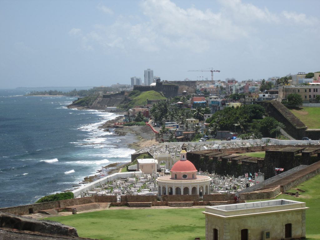 View of the Cemetery and Old San Juan