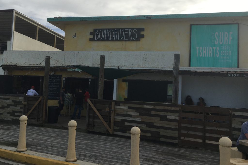 Boardriders restaurant in Luquillo, Puerto Rico
