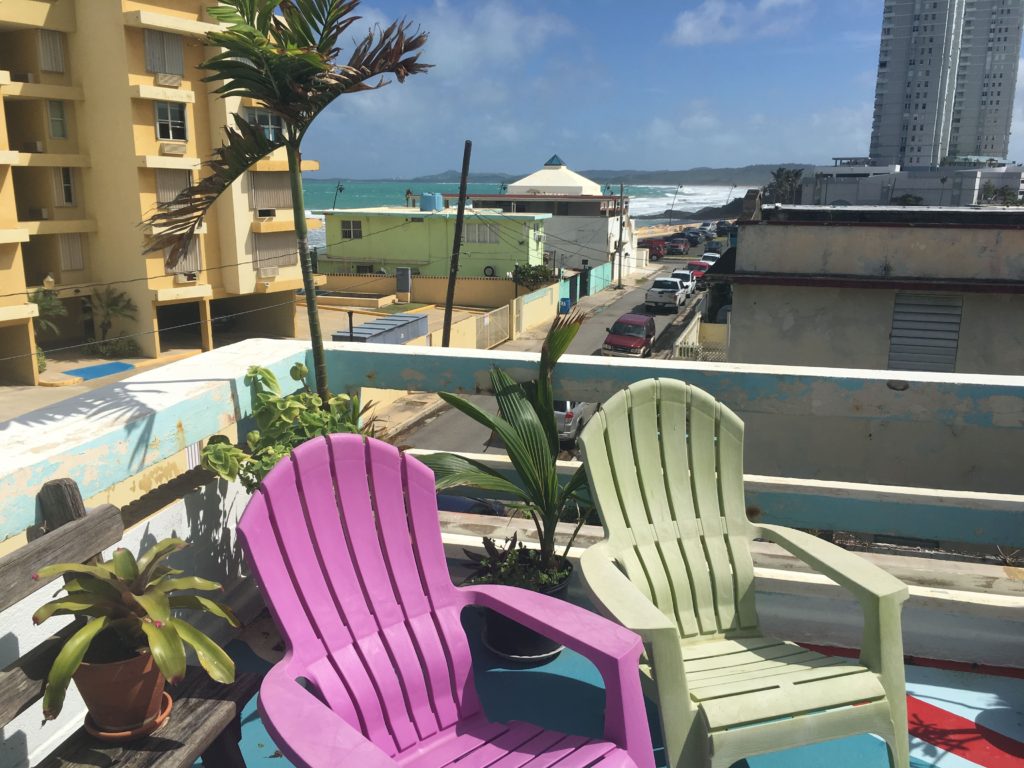 Love.Soul.Beautiful B&B rooftop patio in Luquillo, PR