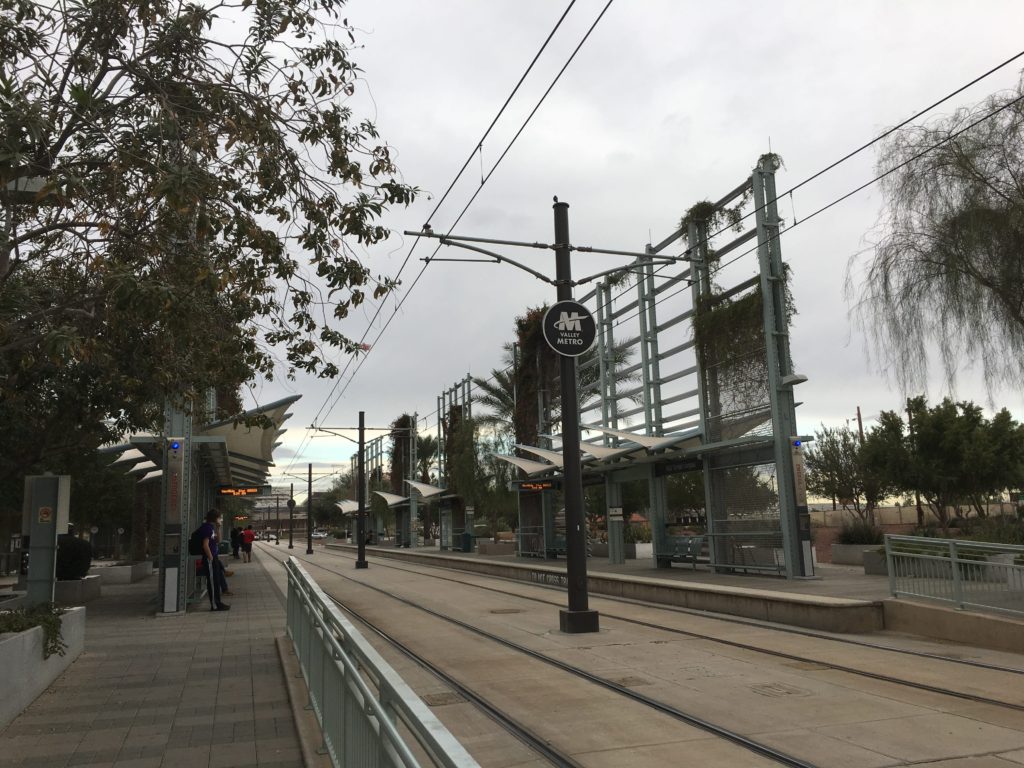 Metro Light Rail in Tempe, Arizona