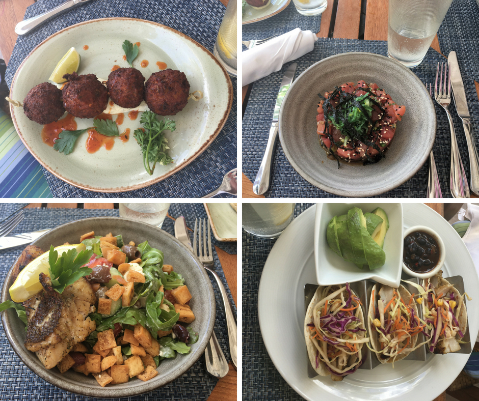 Lunch at the Four Seasons Nevis Cabana Beach Bistro