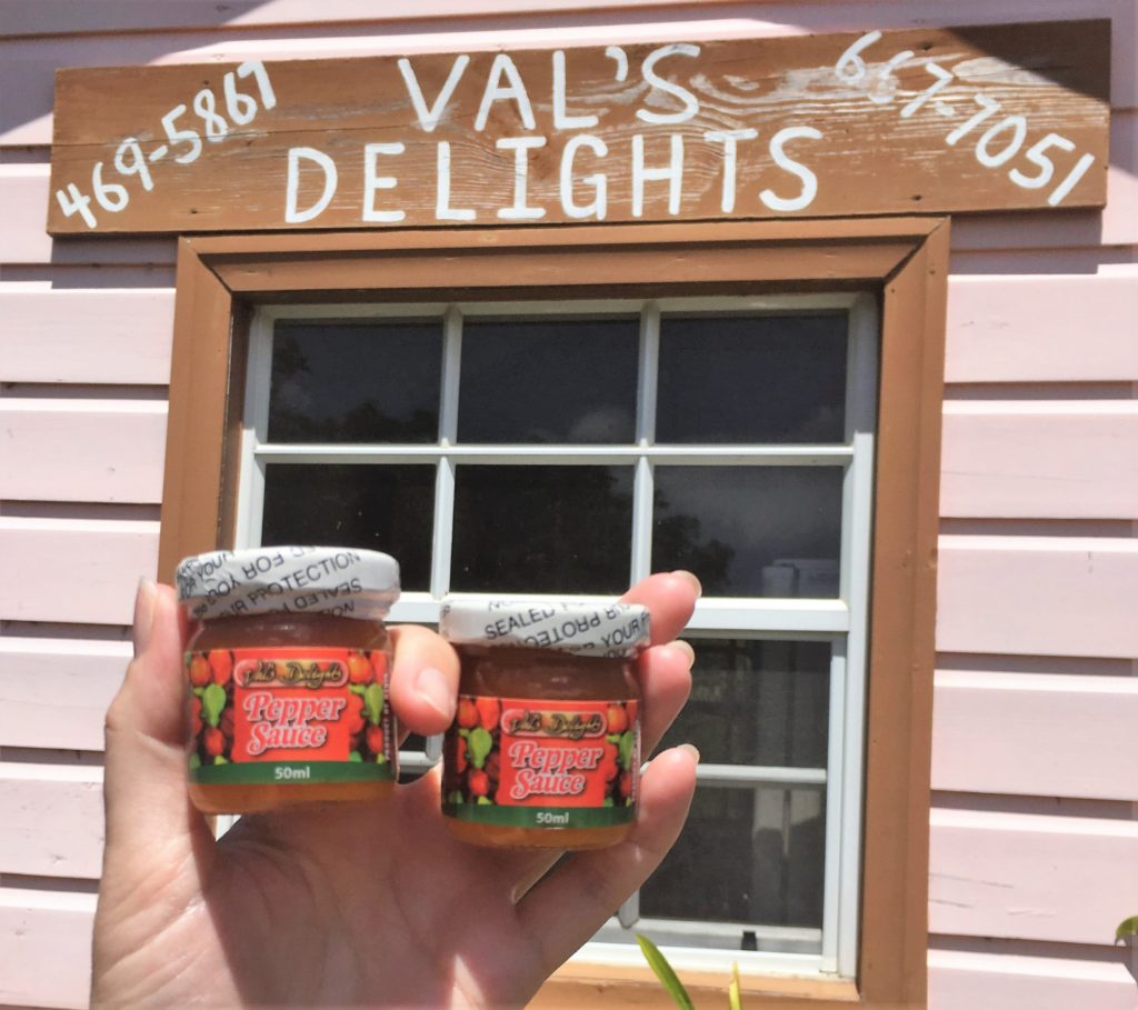 Vals Delights Pepper Sauce travel size