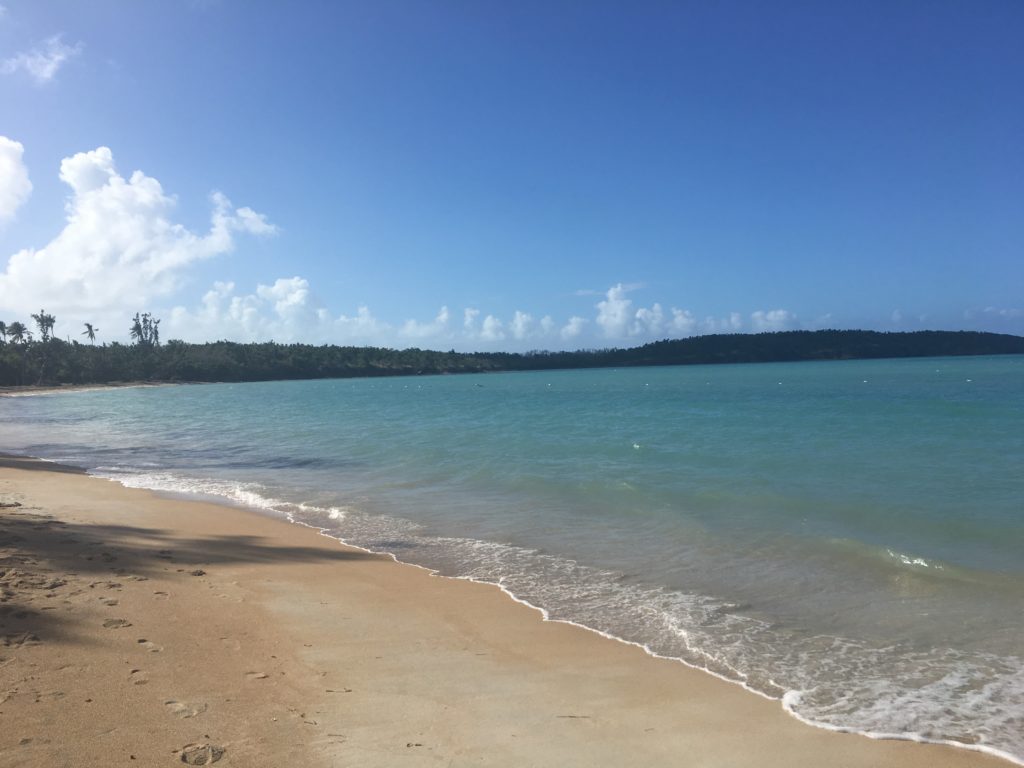 Fajardo Seven Sea blue flag beach, Puerto Rico