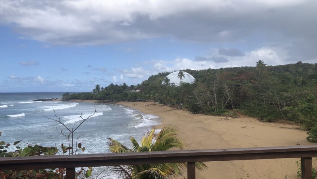 Domes Beach in Rincon, Puerto Rico taken at the Rincon Lighthouse park by Jen There Done That